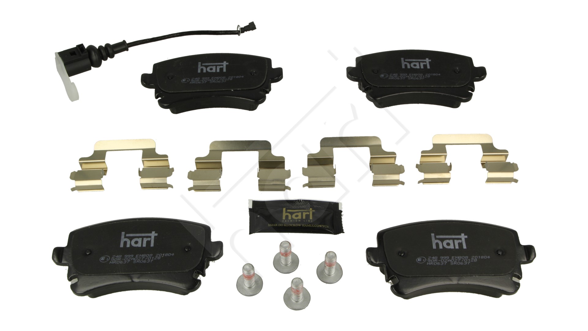 Klocki hamulcowe HART 248 999