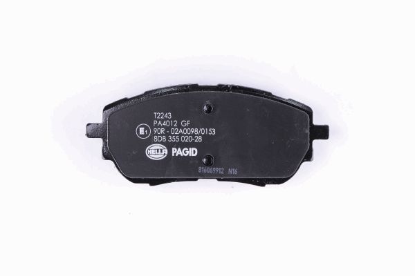 Klocki hamulcowe HELLA 8DB 355 020-281