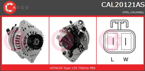 Alternator CASCO CAL20121AS