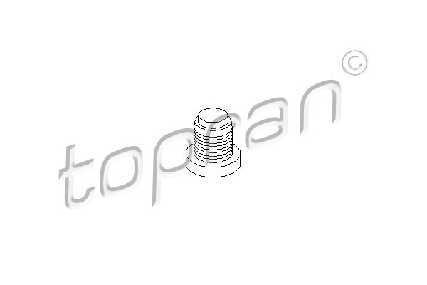 Korek spustowy oleju TOPRAN 721 134