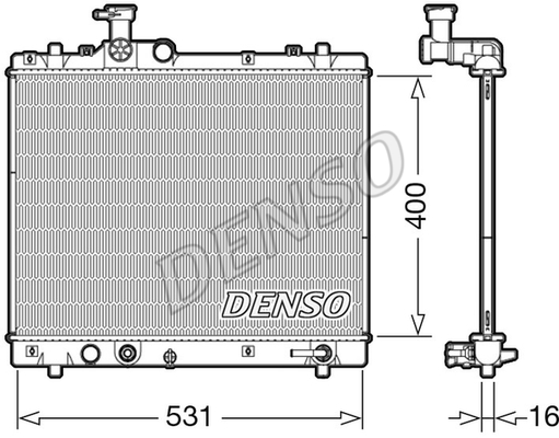 Chłodnica DENSO DRM47035