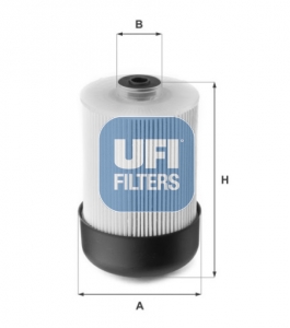 Filtr paliwa UFI 26.115.00