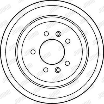 Tarcza hamulcowa JURID 562127JC