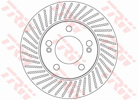 Tarcza hamulcowa TRW DF6205
