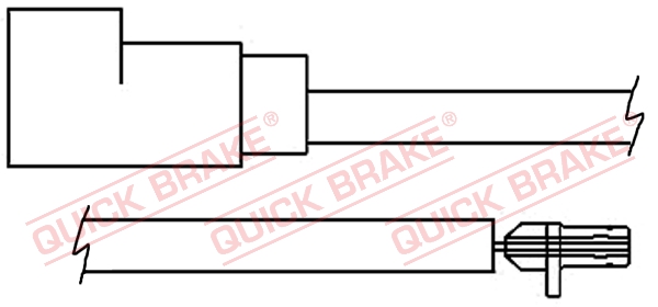 Czujnik zużycia klocków QUICK BRAKE WS 0258 B