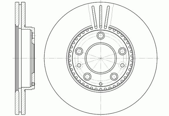Tarcza hamulcowa REMSA 6673.10