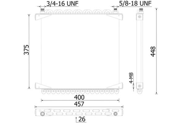 Skraplacz, klimatyzacja MAHLE AC 1143 000S