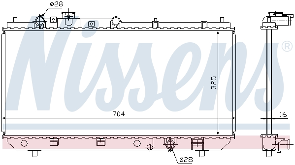 Chłodnica NISSENS 62403