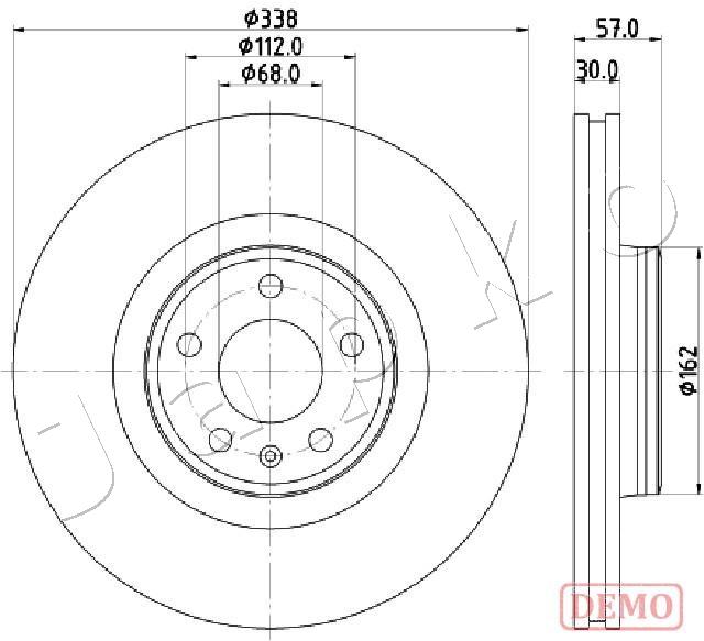 Tarcza hamulcowa JAPKO 600920C