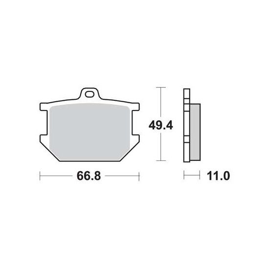 Klocki hamulcowe TRW MCB68