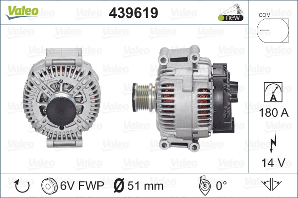 Alternator VALEO 439619