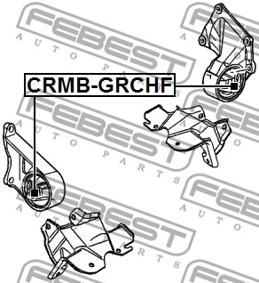 Poduszka silnika FEBEST CRMB-GRCHF