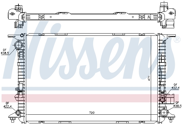 Chłodnica NISSENS 60327