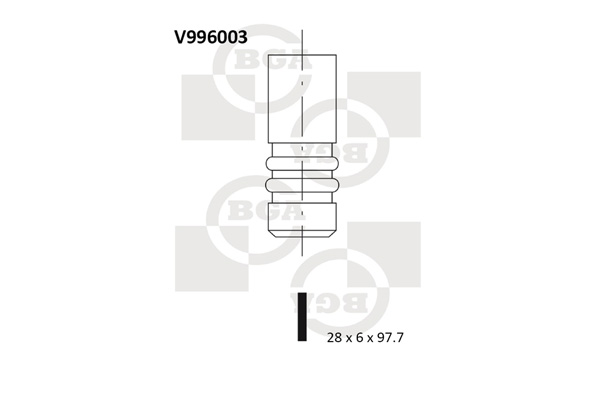 Zawór wydechowy BGA V996003