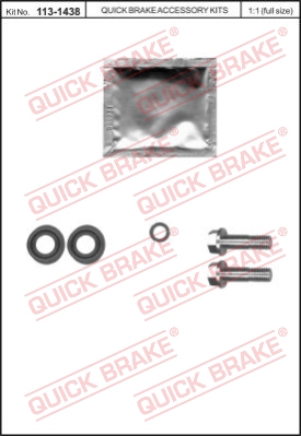 Zestaw naprawczy zacisk hamulcowy QUICK BRAKE 113-1438