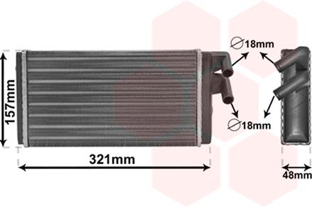 Nagrzewnica VAN WEZEL 03006052