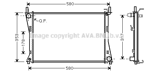 Chłodnica AVA QUALITY COOLING FDA2325