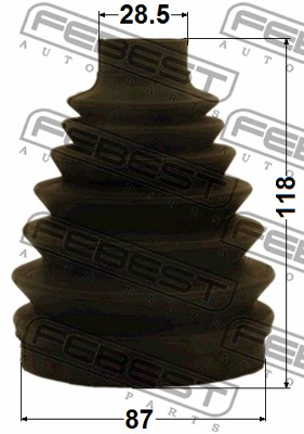 Osłona przegubu FEBEST 0517P-CX7