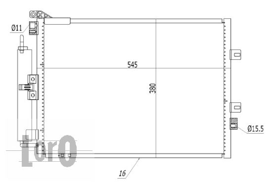 Skraplacz klimatyzacji ABAKUS 042-016-0044