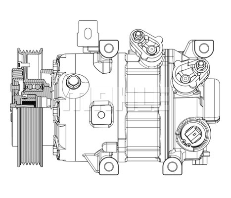 Kompresor klimatyzacji MAHLE ACP 635 000P