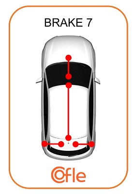 Cięgło, hamulec postojowy COFLE 92.1.OP026