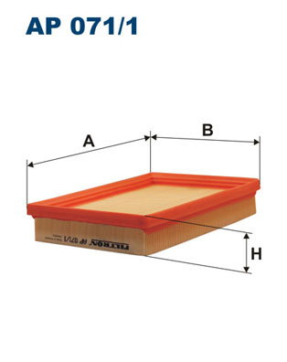 Filtr powietrza FILTRON AP071/1