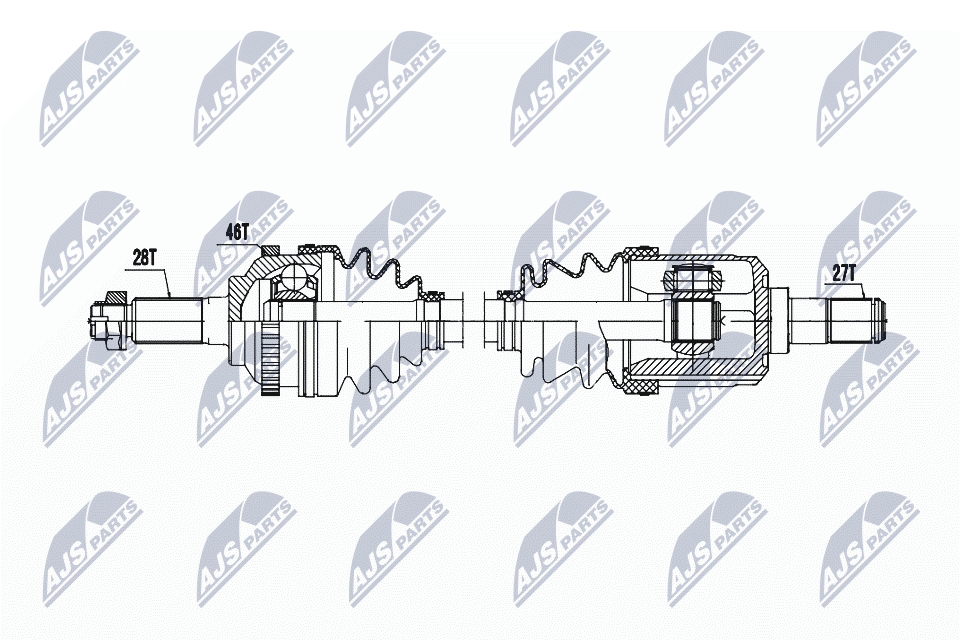 Wał napędowy NTY NPW-KA-388