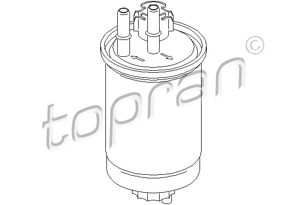 Filtr paliwa TOPRAN 302 129