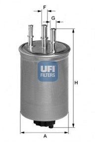 Filtr paliwa UFI 24.445.00