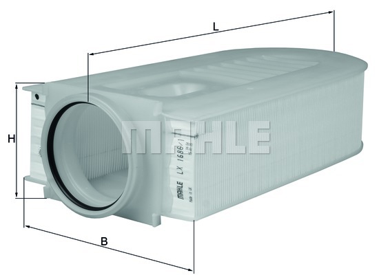 Filtr powietrza MAHLE LX 1686/1
