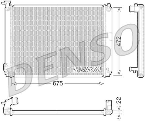 Chłodnica DENSO DRM51010