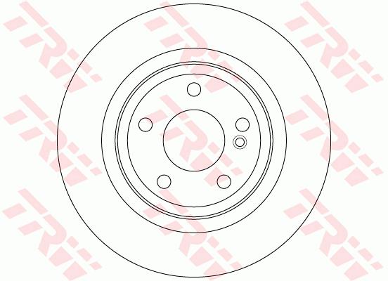 Tarcza hamulcowa TRW DF6358