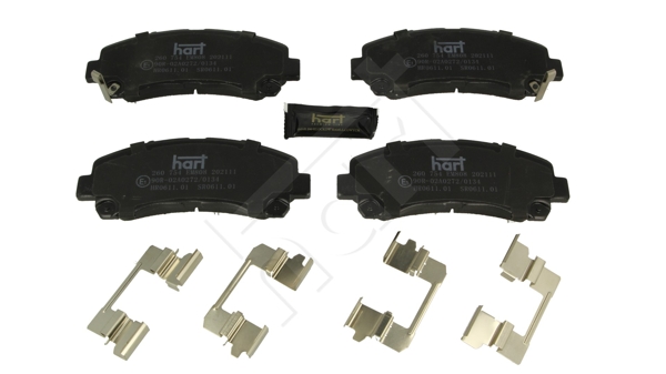 Klocki hamulcowe HART 260 754