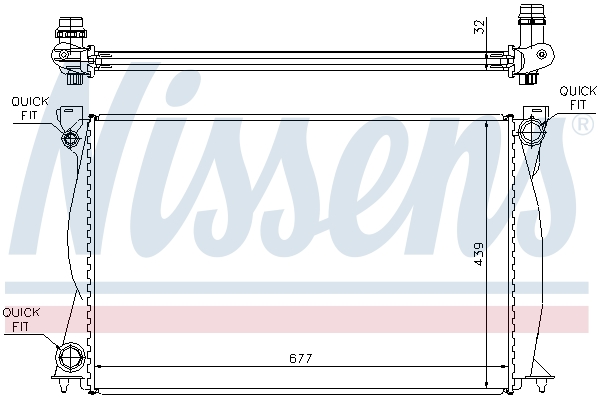 Chłodnica NISSENS 60231A