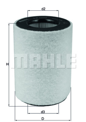 Filtr powietrza KNECHT LX 1792