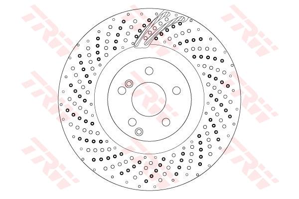 Tarcza hamulcowa TRW DF6873S