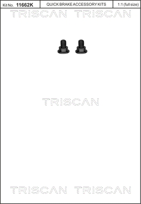 Śruba tarczy hamulcowej TRISCAN 8105 116003