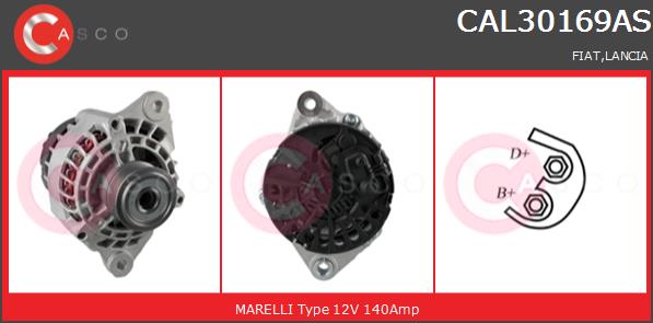 Alternator CASCO CAL30169AS