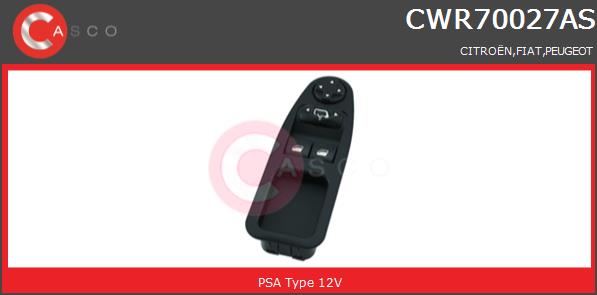 Przełącznik podnośnika szyby CASCO CWR70027AS