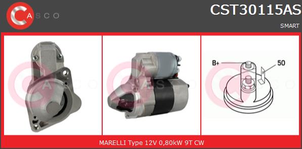 Rozrusznik CASCO CST30115AS