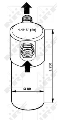 Osuszacz klimatyzacji NRF 33083