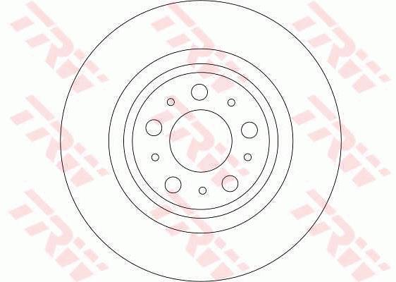 Tarcza hamulcowa TRW DF4338