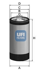 Filtr oleju UFI 23.572.00