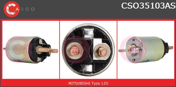 Elektromagnes rozrusznika CASCO CSO35103AS
