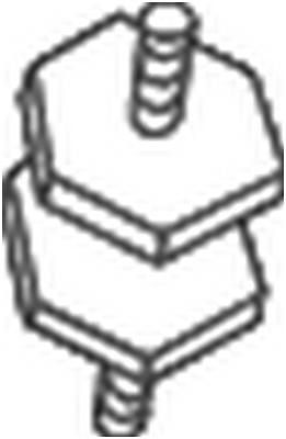 Wieszak ukladu wydechowego BOSAL 255-453