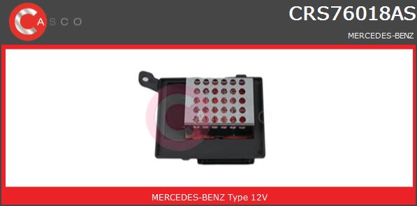 Opornik wentylatora CASCO CRS76018AS