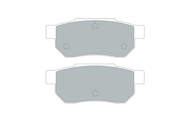 Klocki hamulcowe KAVO PARTS KBP-2051