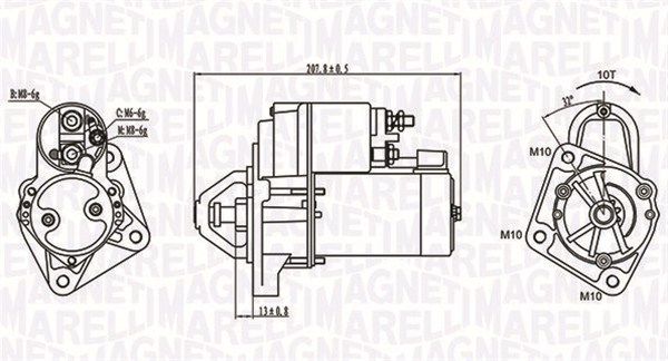 Rozrusznik MAGNETI MARELLI 063721289010