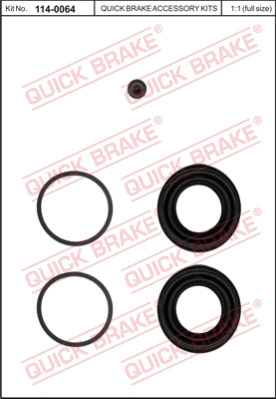Zestaw naprawczy zacisku hamulcowego QUICK BRAKE 114-0064