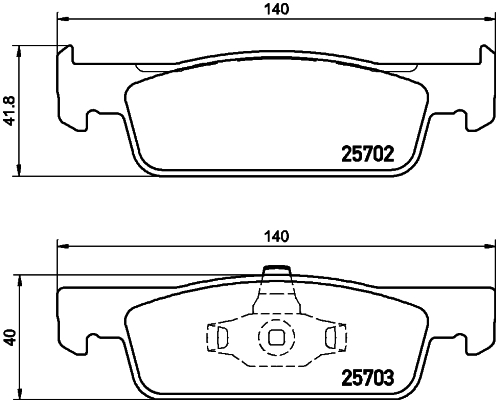 Klocki hamulcowe HELLA 8DB 355 020-801